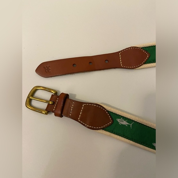 Ralph Lauren Rugby Belt Men's Embroidered Size L - Picture 3 of 6